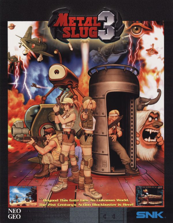 METAL SLUG 3, la obra maestra de la emblemática serie de juegos de disparos de acción de disparos y carreras en 2D de SNK