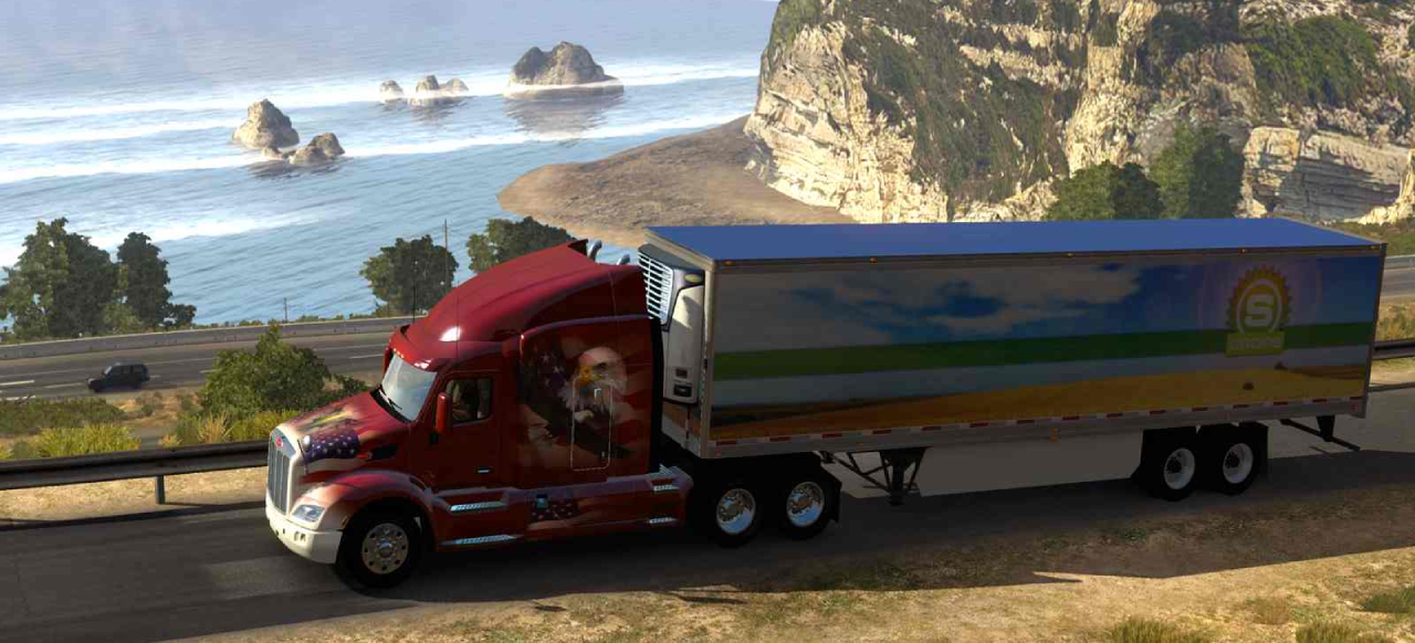 American Truck Simulator lo lleva en un viaje a través de paisajes impresionantes y puntos de referencia ampliamente reconocidos en todo Estados Unidos.