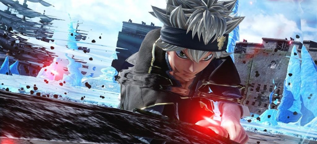 Jump Force es un juego de lucha 1 contra 1 en el que el jugador controla un equipo de tres personajes de una selección de varias series de manga