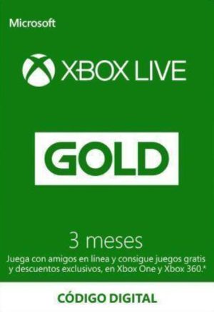 Xbox Live Gold 3 Meses