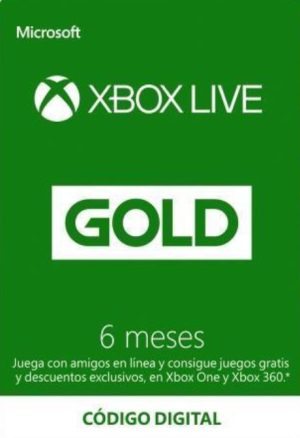 Xbox Live Gold 6 Meses